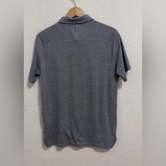 Smartwool men’s merino 150 sport polo gray - Picture 5 of 6
